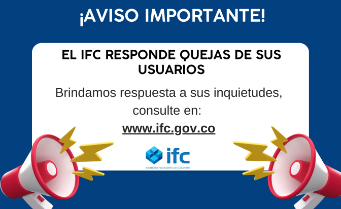 IFC responde queja de usuario anónimo